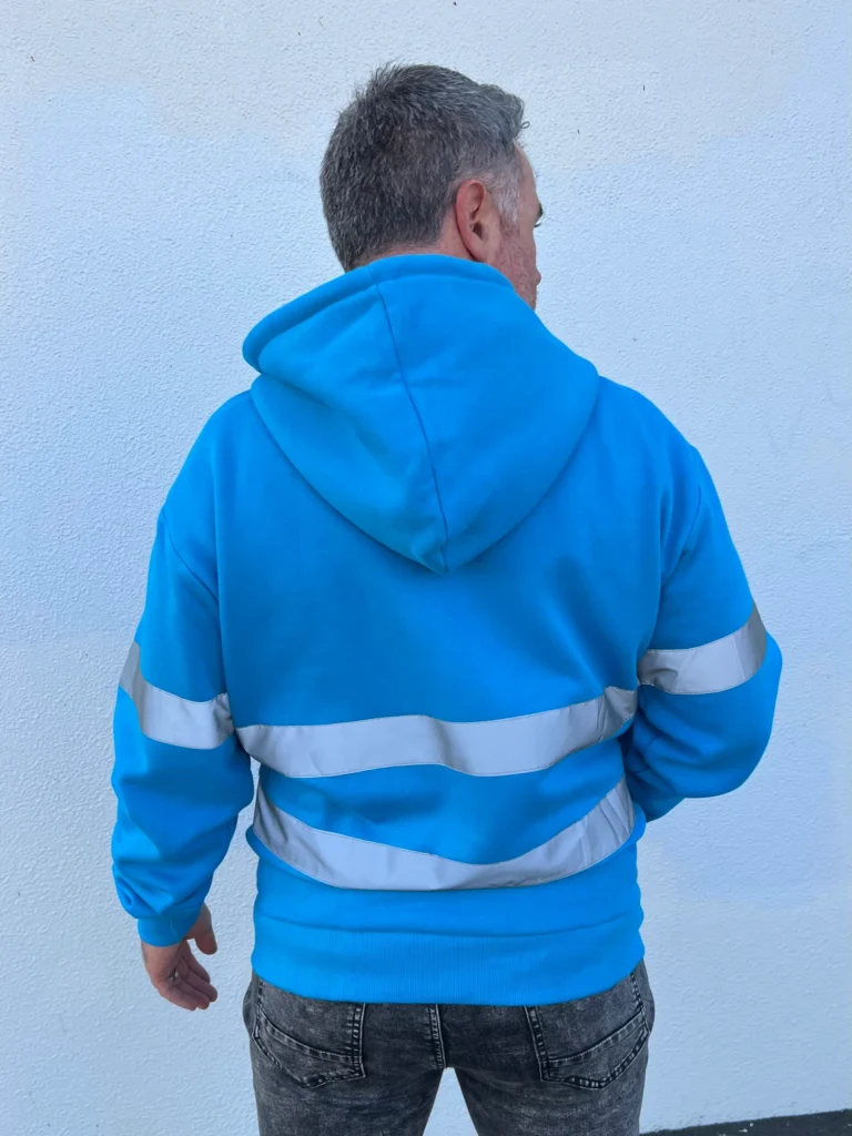 Blue Hi Vis Hoodie – Safety Meets Style