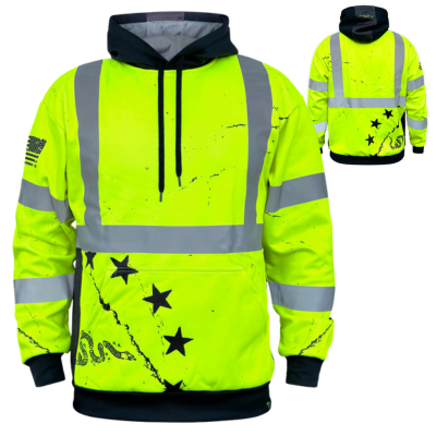 Blue Hi Vis Hoodie - Safety Meets Style